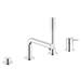 Grohe - 19576002 - Roman Tub Faucets With Hand Showers