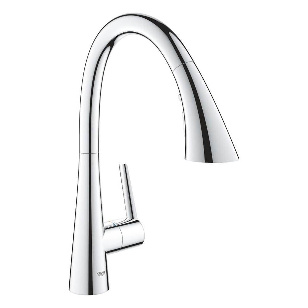 Henry Kitchen and BathGroheSingle-Handle Pull Down Kitchen Faucet Triple Spray 1.75 GPM