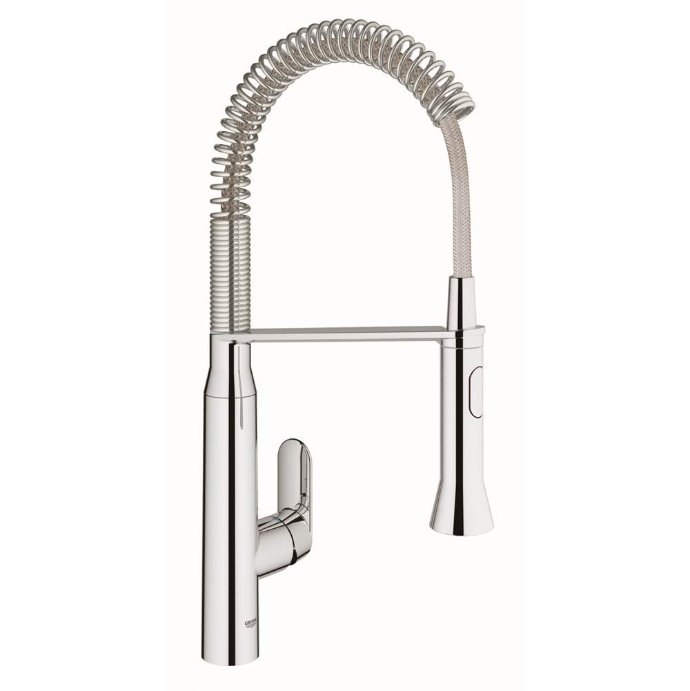 Henry Kitchen and BathGroheK7 Medium Single-Handle Semi-Pro Dual Spray Kitchen Faucet 1.75 GPM
