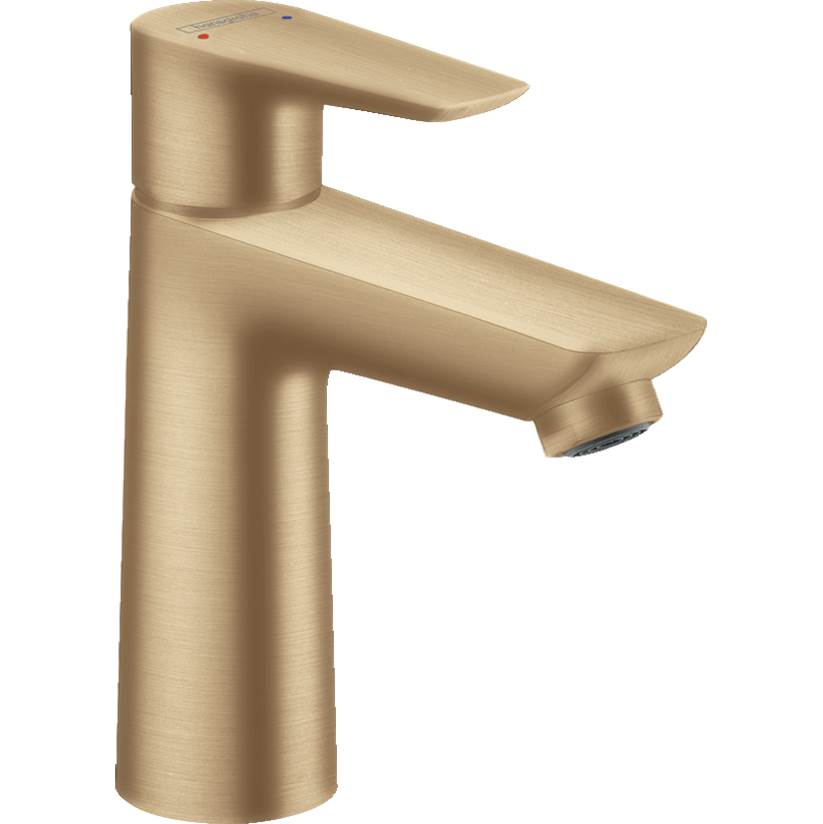 Henry Kitchen and BathHansgroheTalis E Single-Hole Faucet 110 with Pop-Up Drain, 1.2 GPM in Brushed Bronze