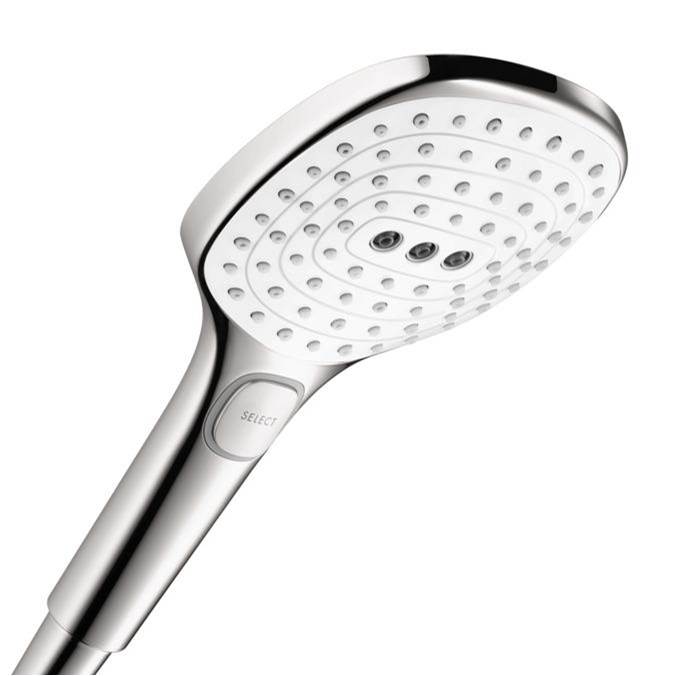 Henry Kitchen and BathHansgroheRaindance Select E Handshower 120 3-Jet, 2.5 GPM in White / Chrome