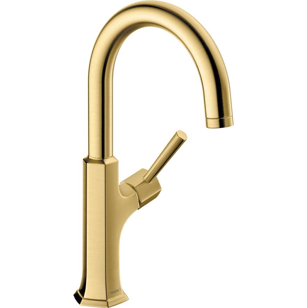Henry Kitchen and BathHansgroheLocarno Bar Faucet, 1.5 GPM in Brushed Gold Optic