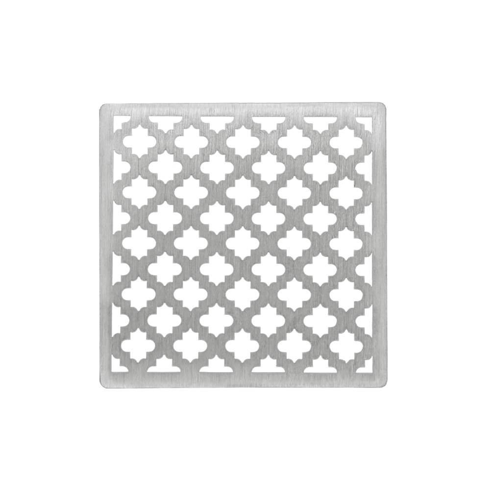 Infinity Drain Square Shower Drains item MS 4 SS