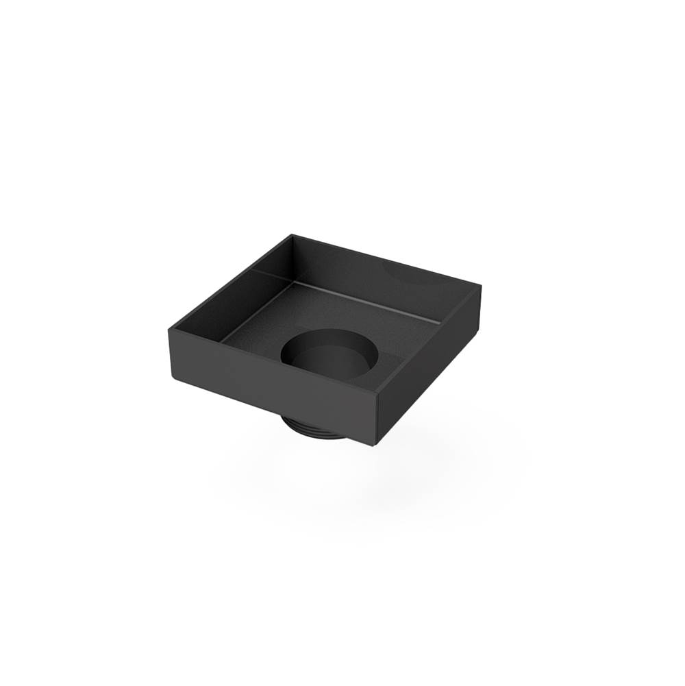 Henry Kitchen and BathInfinity Drain5'' x 5'' Stainless Steel 2” Throat only for TD 5/TD 15 series in Matte Black