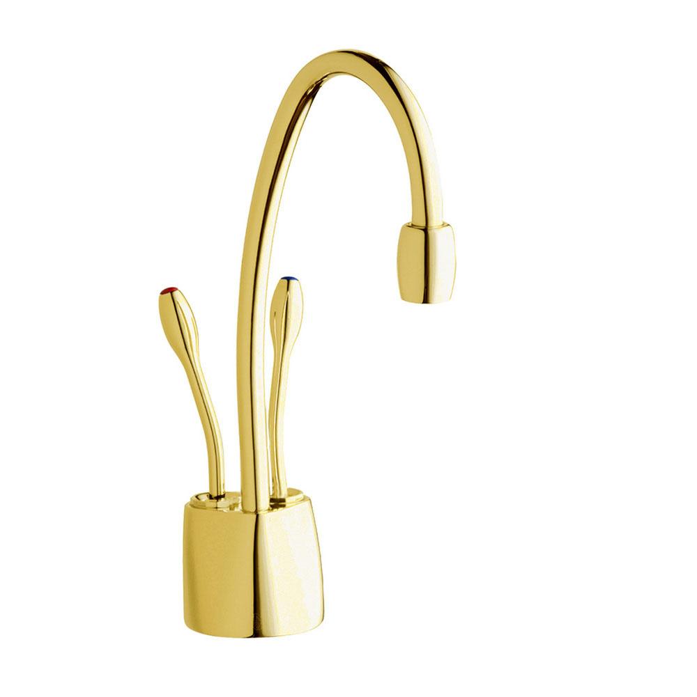 Henry Kitchen and BathInsinkeratorIndulge Contemporary F-HC1100 Instant Hot/Cool Water Dispenser Faucet in French Gold