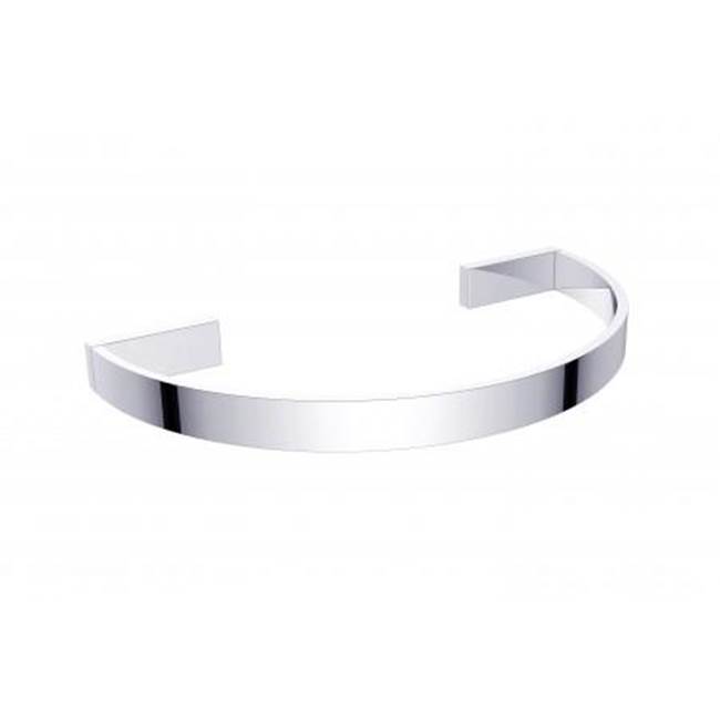 Henry Kitchen and BathKartnersCOLOGNE - Curved Towel Ring-Brushed Chrome