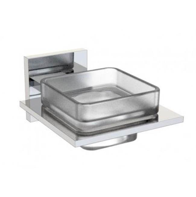 Henry Kitchen and BathKartnersHAMBURG - Soap Dish -Polished Chrome