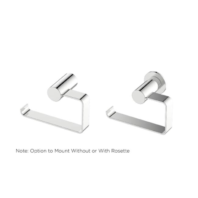 Henry Kitchen and BathKartnersPORTO - Drop Toilet Paper Holder(Left)-Brushed Chrome