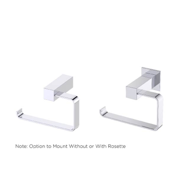 Henry Kitchen and BathKartnersLISBON - Drop Toilet Paper Holder (Left)-Black Nickel