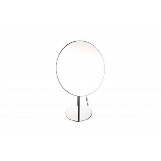 Henry Kitchen and BathKartnersMirror - Free Standing Round Single Sided Mirror-Polished Chrome