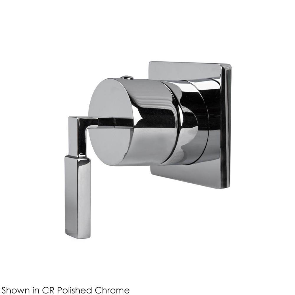 Henry Kitchen and BathLacavaTRIM ONLY - 3-Way diverter valve GPM 10 (43.5 PSI) with square back plate and lever handle