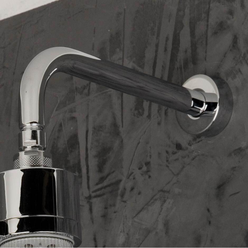 Henry Kitchen and BathLacavaWall-mounted shower arm with round flange, 16''D 3 3/4''H, shower head sold separately.