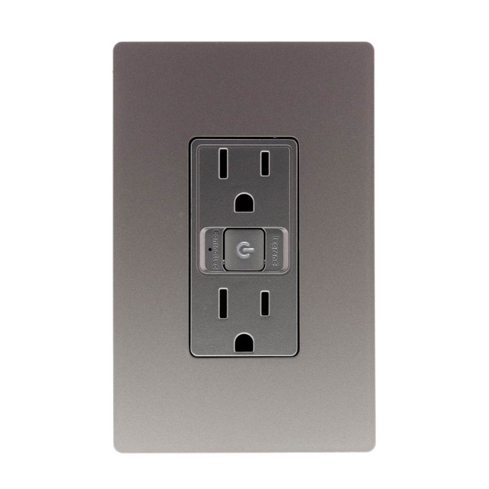 Henry Kitchen and BathLegrandradiant Smart Outlet - Wi-Fi, Nickel Finish