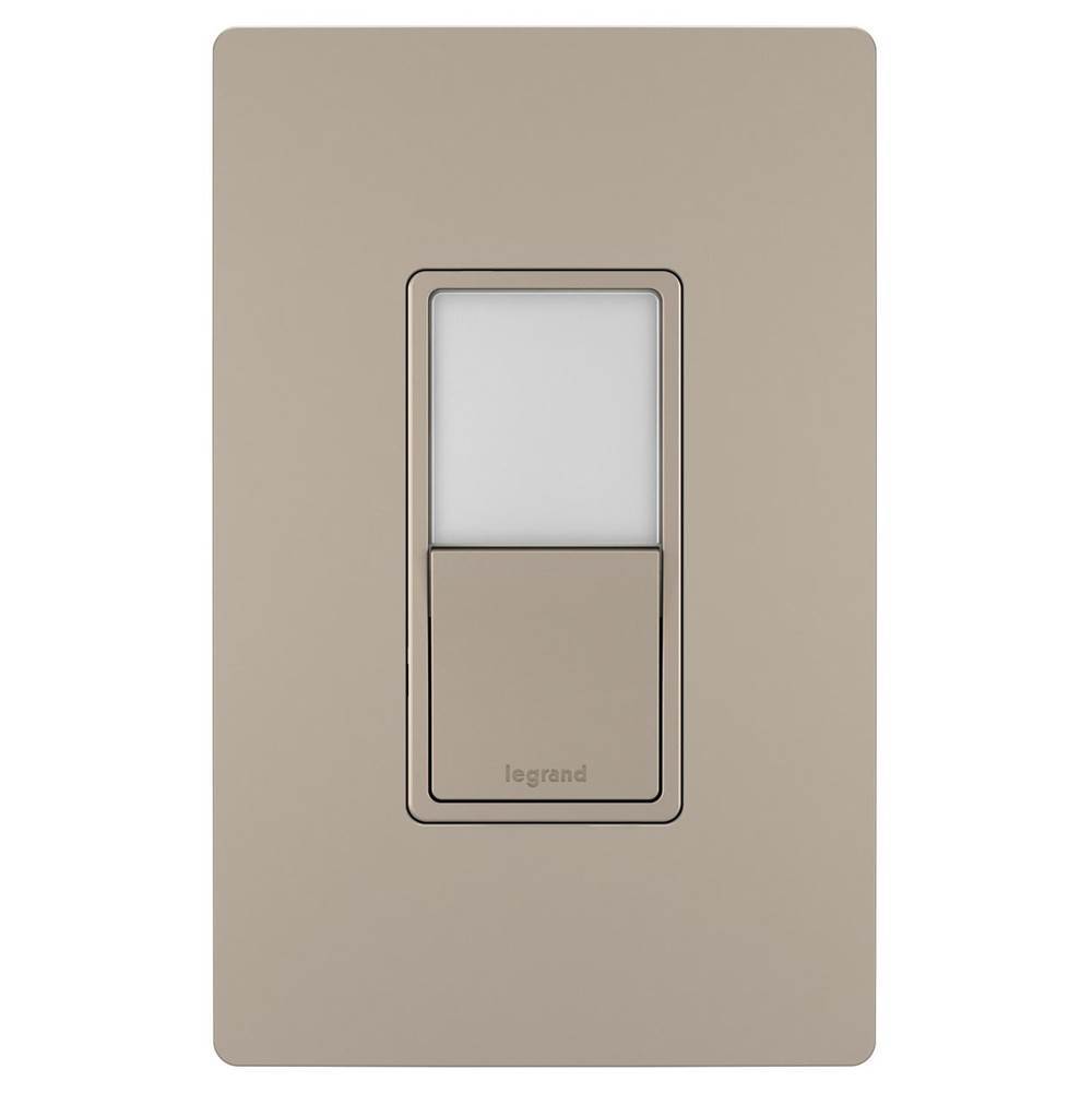 Henry Kitchen and BathLegrandradiant Single-Pole/3-Way Switch with Night Light, Nickel