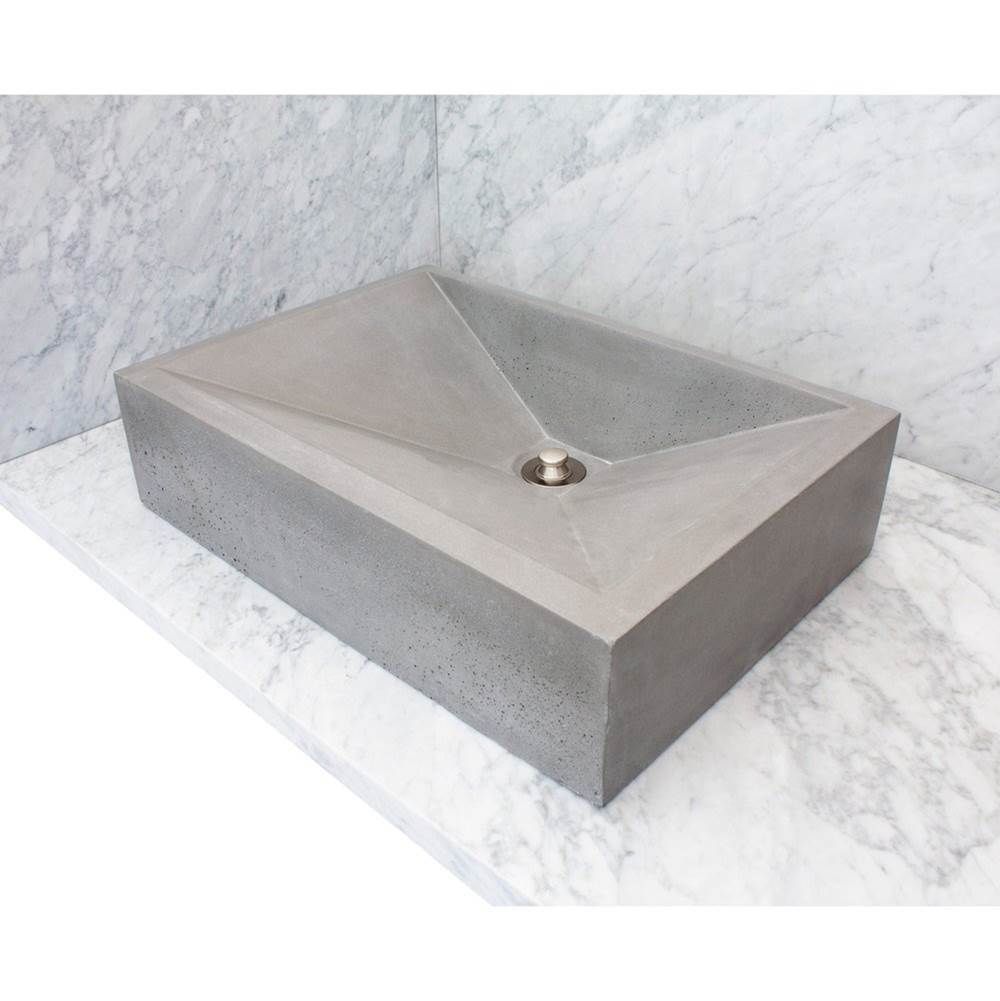 Henry Kitchen and BathLinkasinkRIDER: Concrete Rectangle Sloped Sink
