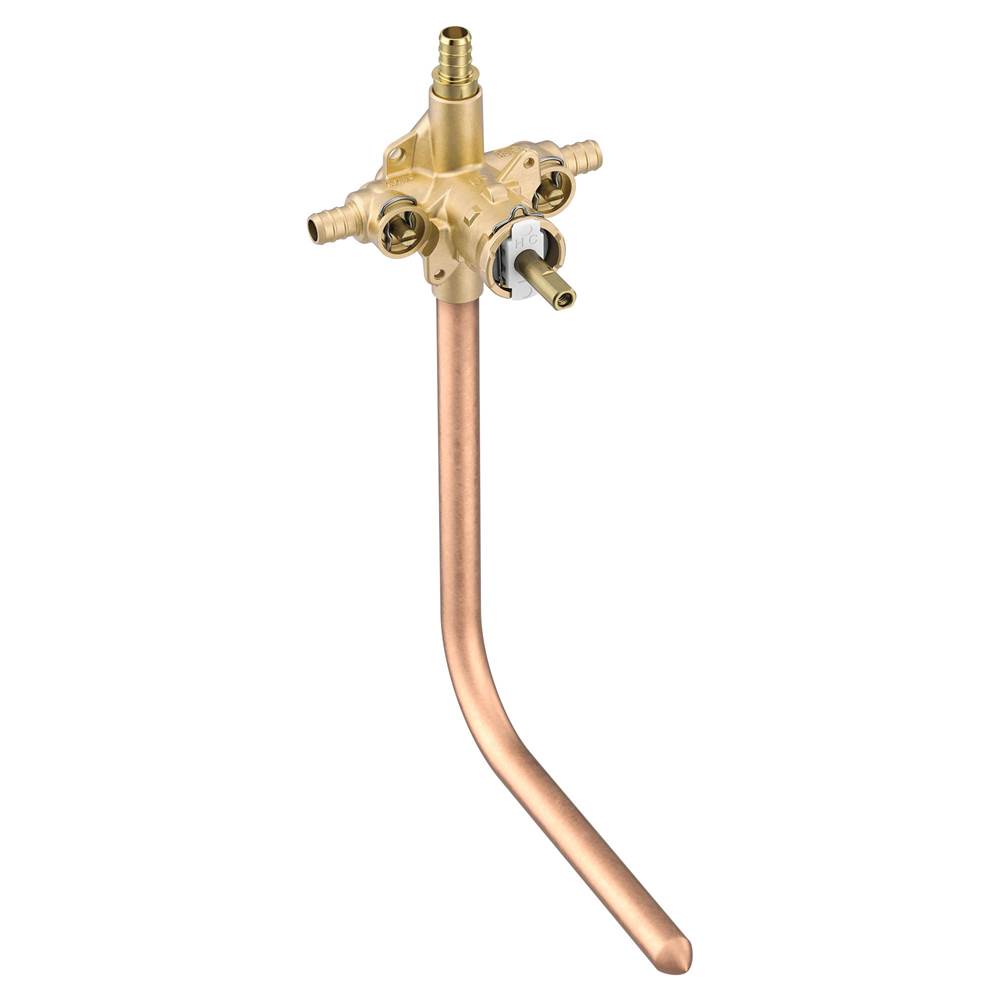 Henry Kitchen and BathMoenM-Pact Includes Bulk Pack Posi-Temp 1/2'' Crimp Ring PEX With Cc/Ips Tub Connection Pressure Balancing