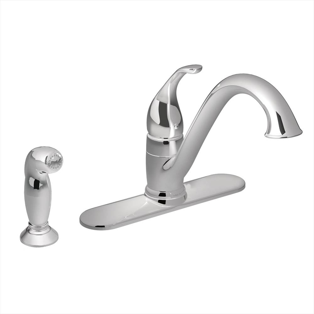 Henry Kitchen and BathMoenCamerist One-Handle Low Arc Kitchen Faucet, Chrome