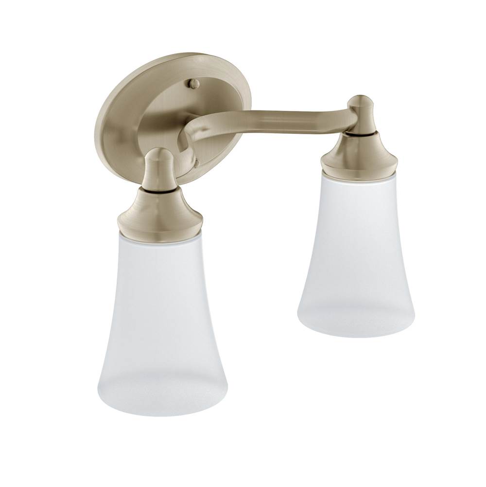 Moen Two Light Vanity Bathroom Lights item YB2862BN