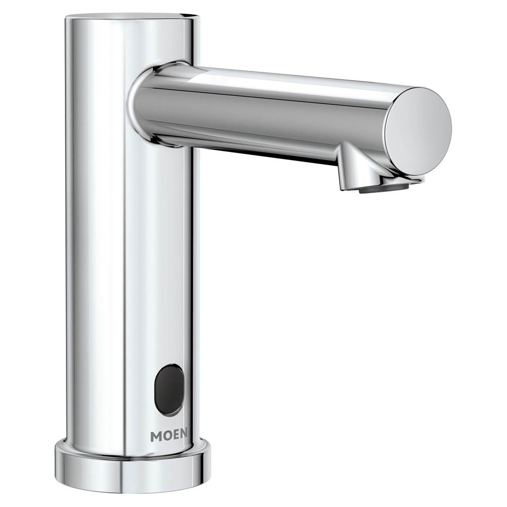 Henry Kitchen and BathMoenChrome hands free sensor-operated lavatory faucet