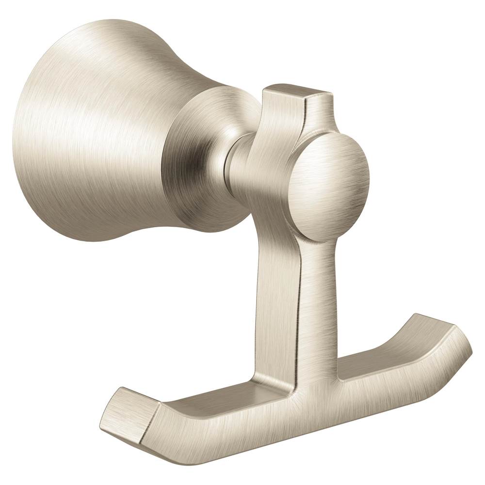 Henry Kitchen and BathMoenBrushed Nickel Double Robe Hook