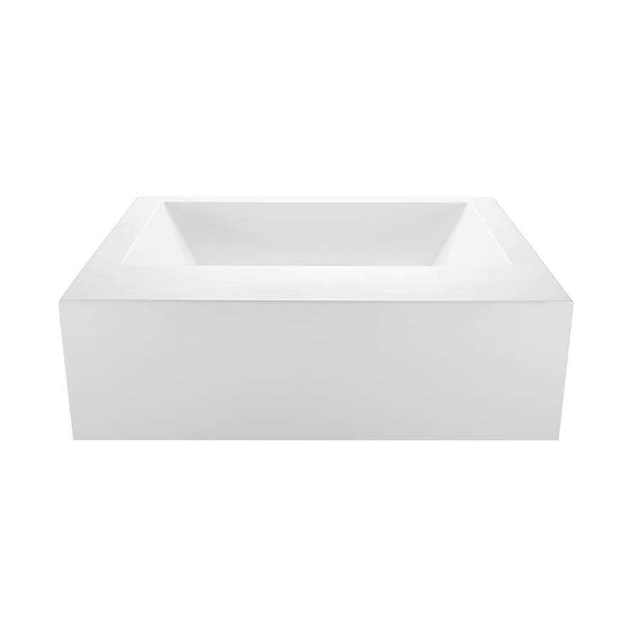 Henry Kitchen and BathMTI BathsMetro 2 Acrylic Cxl Sculpted 1 Side Soaker - White (71.75X41.875)