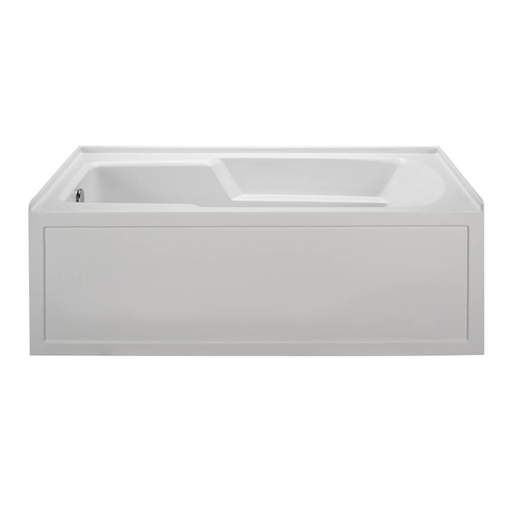 Henry Kitchen and BathMTI Baths60X30 BISCUIT LEFT HAND DRAIN INTEGRAL SKIRTED AIR BATH W/ INTEGRAL TILE FLANGE-BASI