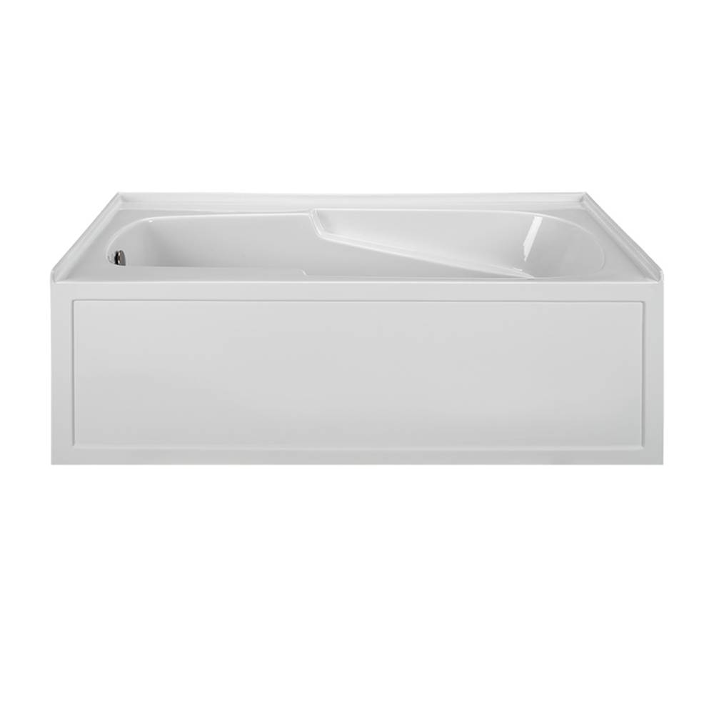 Henry Kitchen and BathMTI Baths60X32 Biscuit Left Hand Drain Integral Skirted Air Bath W/ Integral Tile Flange-Basics