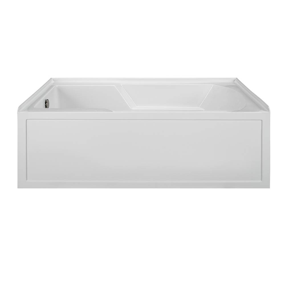 Henry Kitchen and BathMTI Baths60X36 BISCUIT LEFT HAND DRAIN INTEGRAL SKIRTED AIR BATH W/ INTEGRAL TILE FLANGE-BASI
