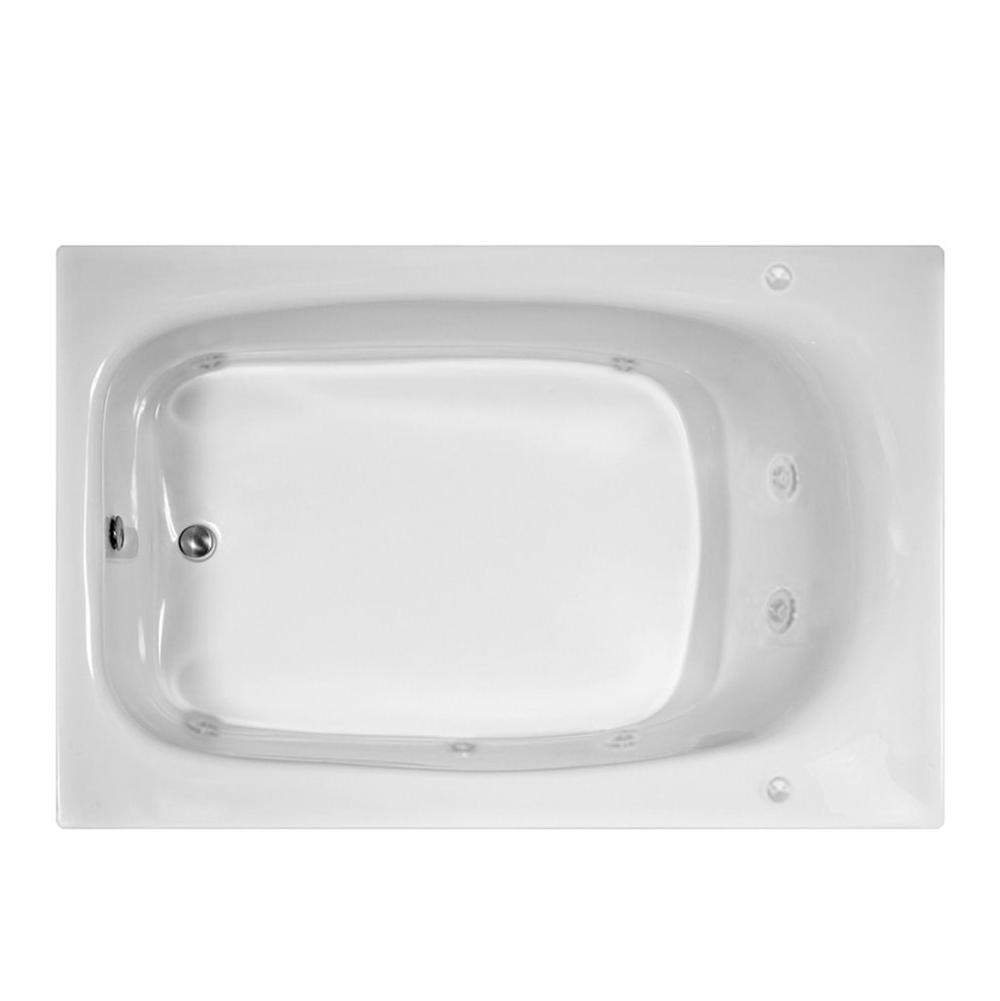 MTI Baths Drop In Soaking Tubs item MBSRX7248E-WH