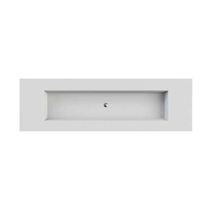 Henry Kitchen and BathMTI BathsPetra 10 Sculpturestone Counter Sink Single Bowl Up To 68'' - Matte Biscuit
