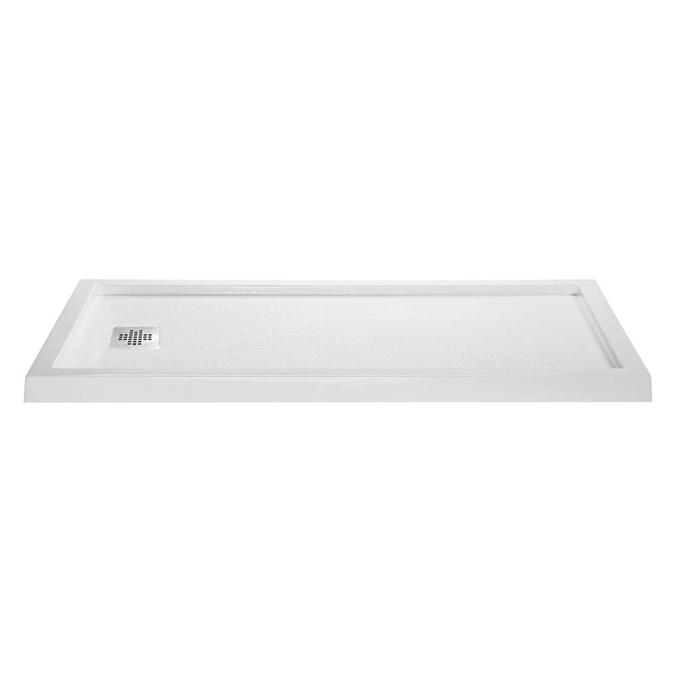 Henry Kitchen and BathMTI Baths6030 Acrylic Cxl Lh Drain Multi Threshold - White