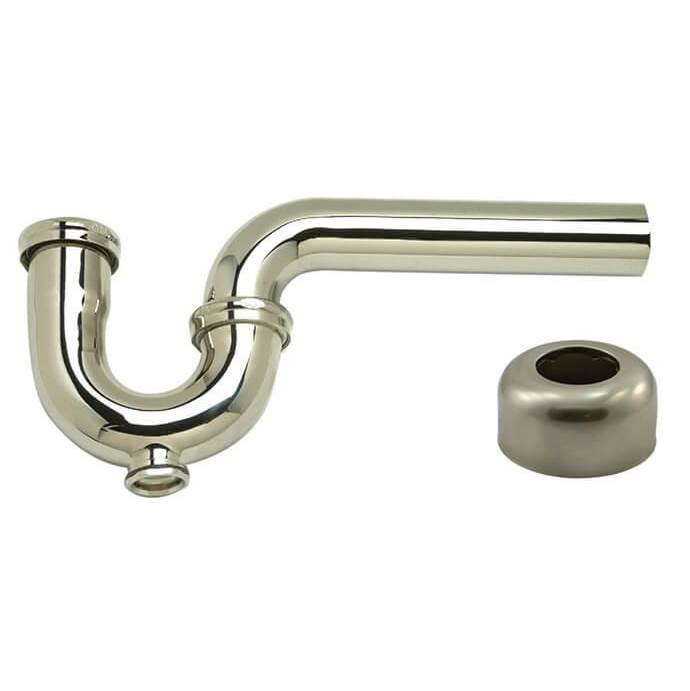 Henry Kitchen and BathMountain Plumbing1-1/2'' P-Trap - Traditional Style with Clean-Out Plug & High Box Flange