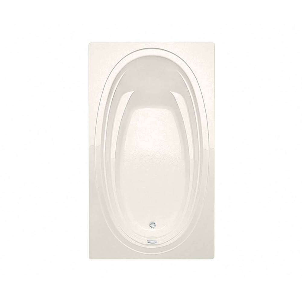 Henry Kitchen and BathMaaxPanaro 6042 Acrylic Drop-in Right-Hand Drain Bathtub in Biscuit