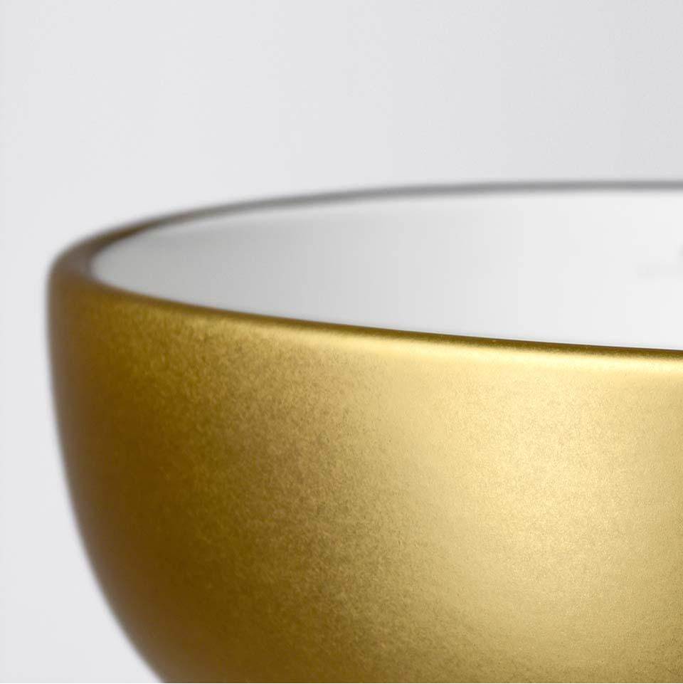 Henry Kitchen and BathNative TrailsBliss in 24k Matte Gold with Matte White