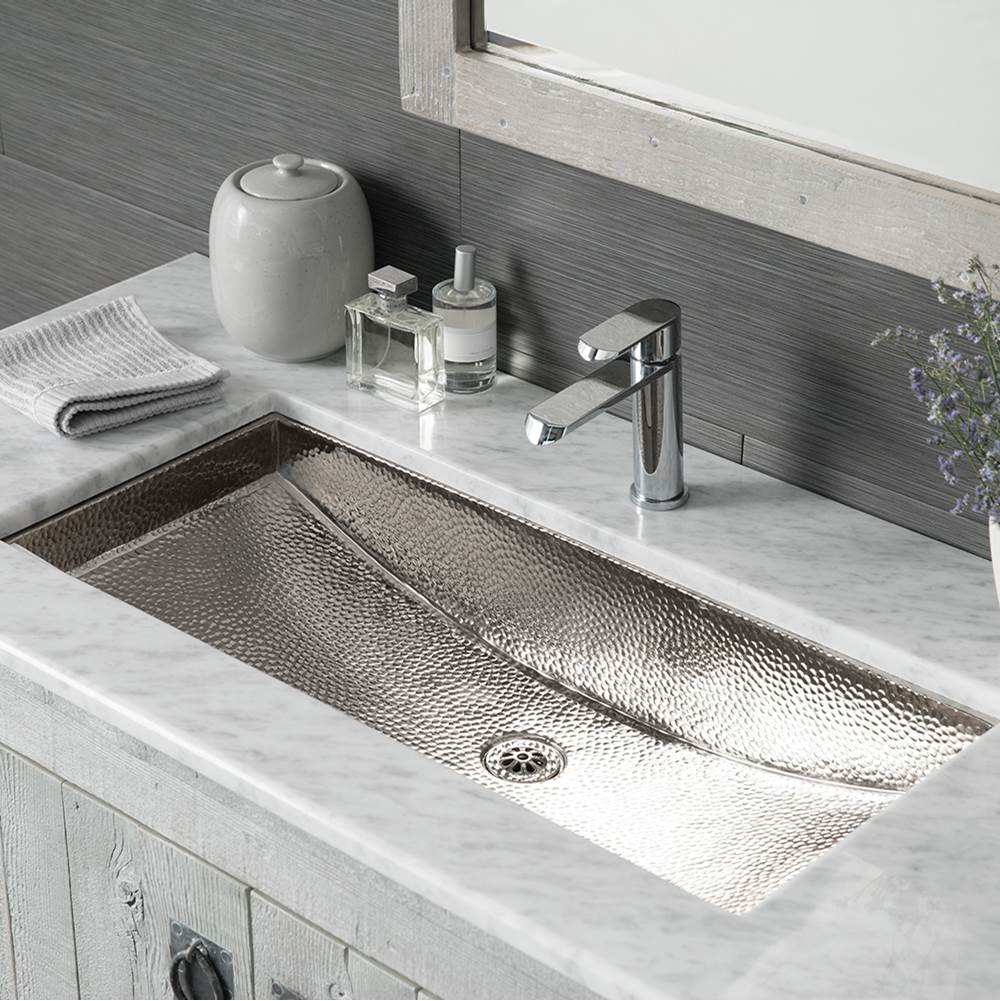 Henry Kitchen and BathNative TrailsTrough 30 Bathroom Sink in Polished Nickel