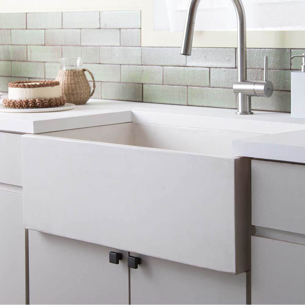 Henry Kitchen and BathNative TrailsFarmhouse 3018 Kitchen Sink in Pearl