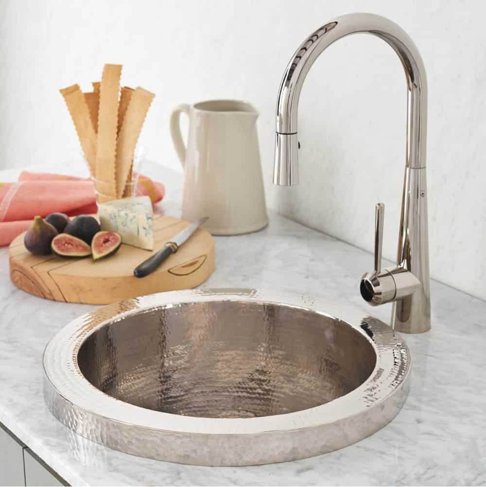 Henry Kitchen and BathNative TrailsMojito Bar and Prep Sink in Polished Nickel