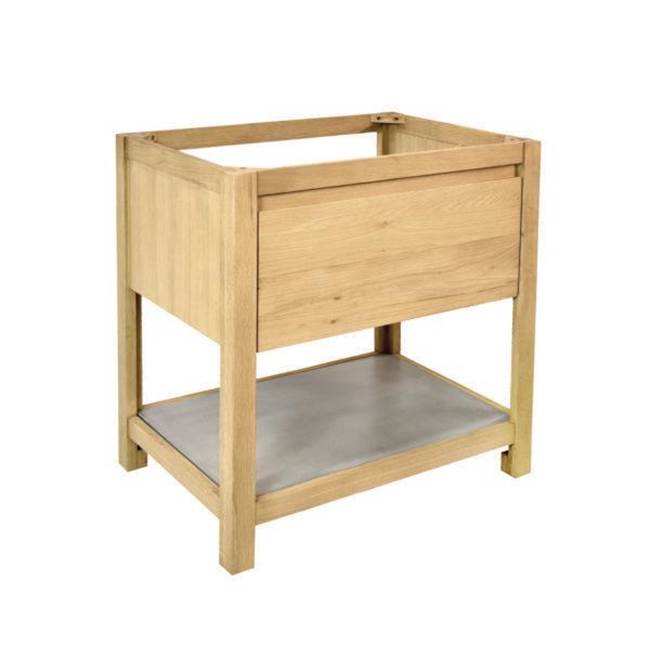 Henry Kitchen and BathNative Trails30'' Solace Vanity in Sunrise Oak with Ash Shelf