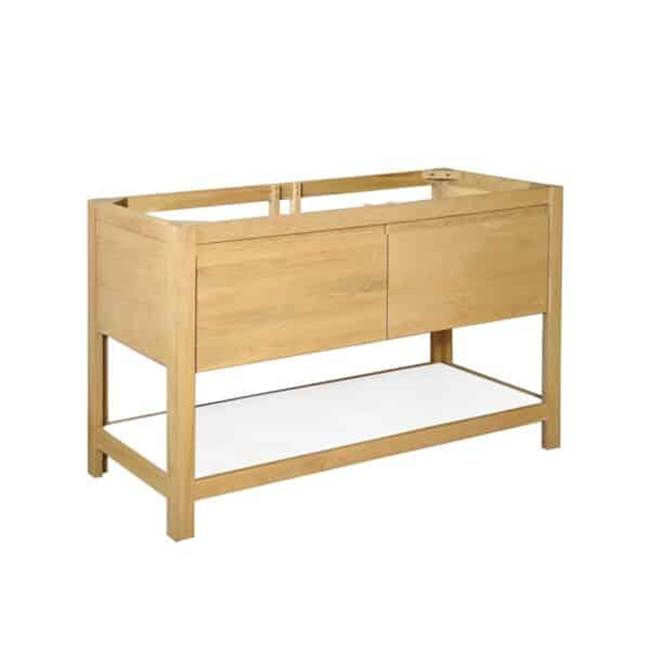 Henry Kitchen and BathNative Trails48'' Solace Vanity in Sunrise Oak with Pearl Shelf