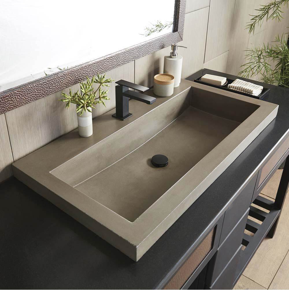 Henry Kitchen and BathNative TrailsTrough 3619 Bathroom Sink in Earth