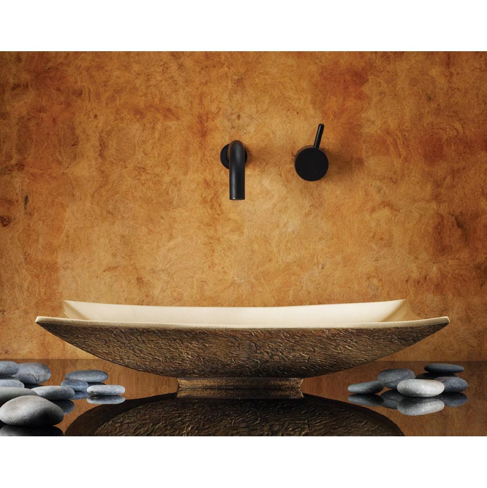 Stone Forest Vessel Bathroom Sinks item CP-09 WHT