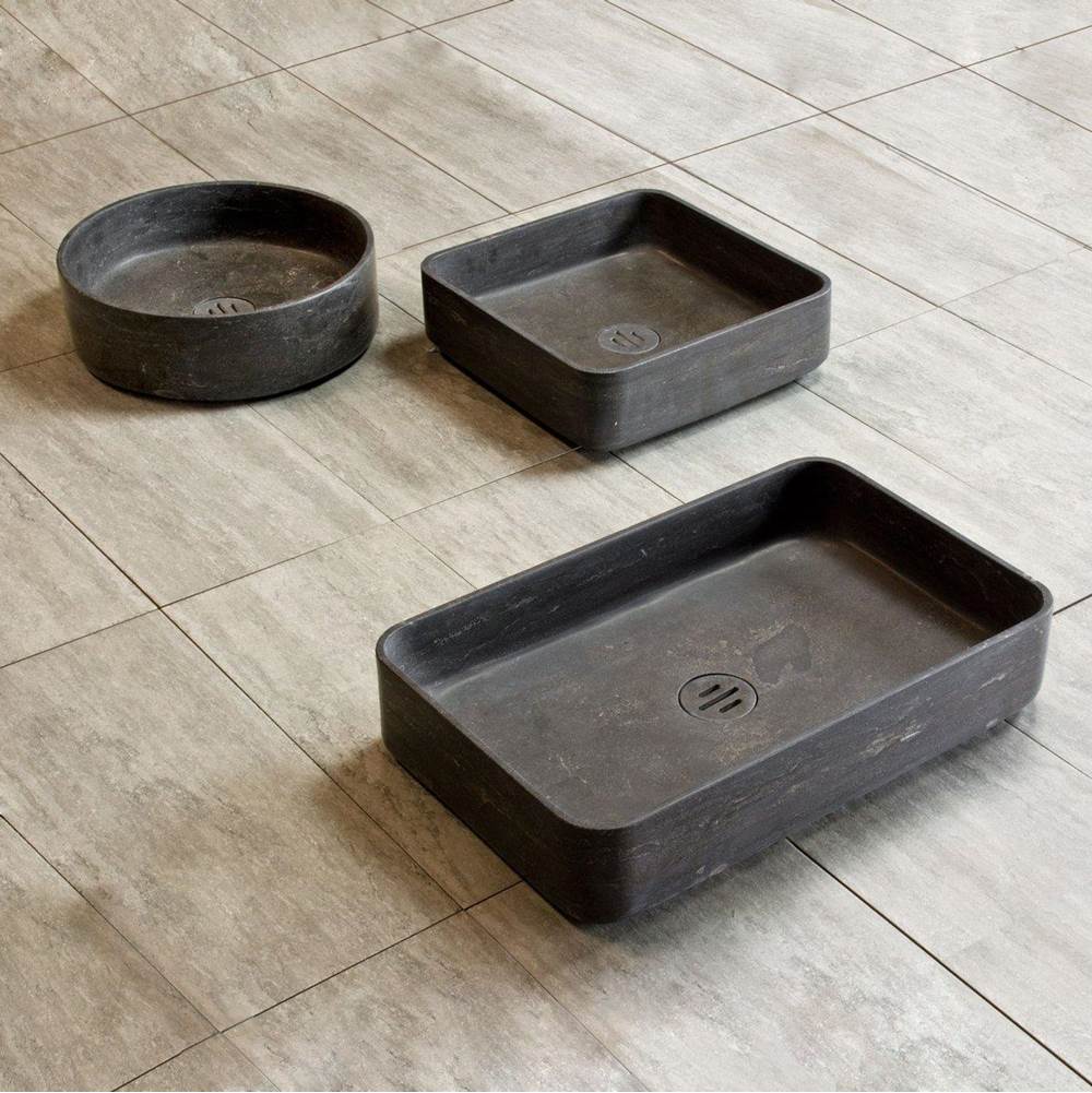 Henry Kitchen and BathStone ForestContour Vessel, Rectangle
