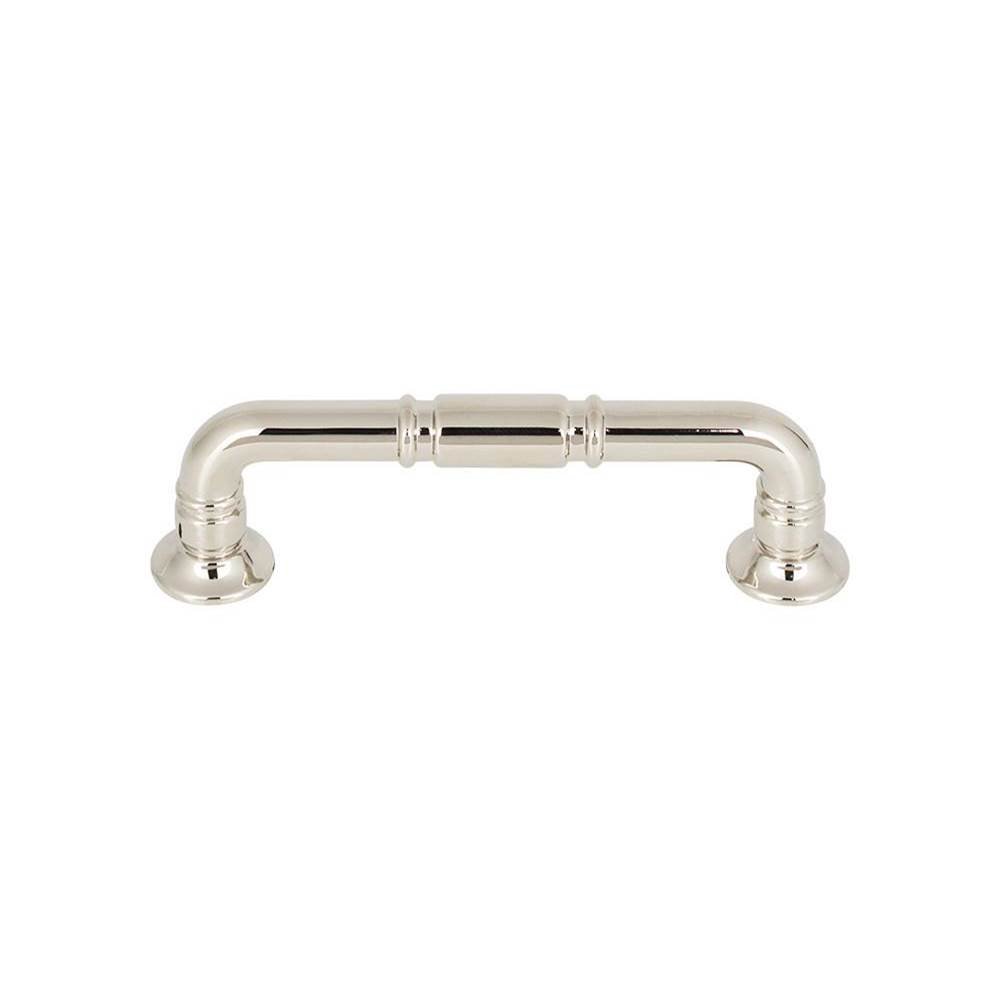 Henry Kitchen and BathTop KnobsKent Pull 3 3/4 Inch (c-c) Polished Nickel