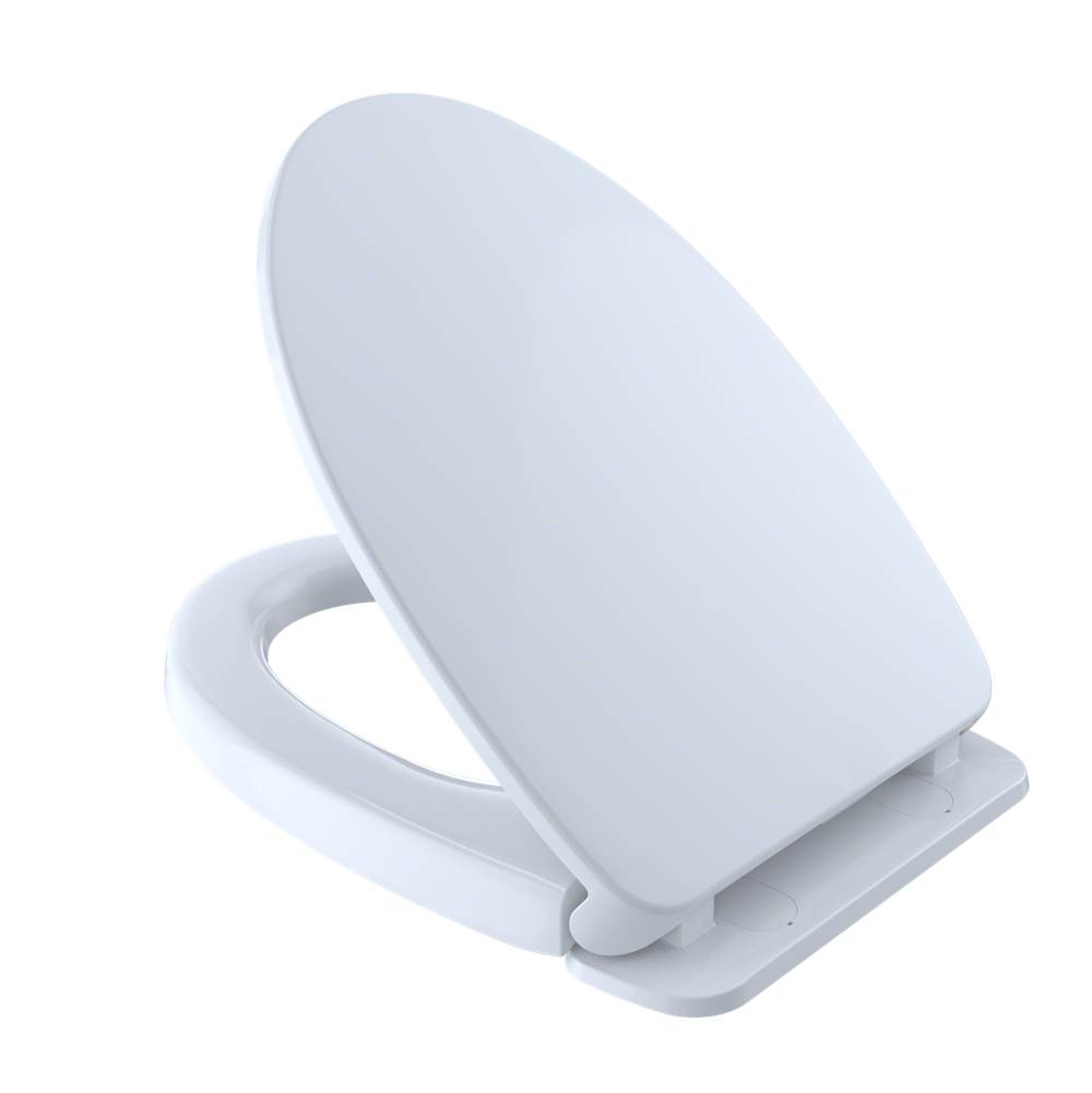 Henry Kitchen and BathTOTOToto Softclose Non Slamming, Slow Close Elongated Toilet Seat And Lid, Cotton White