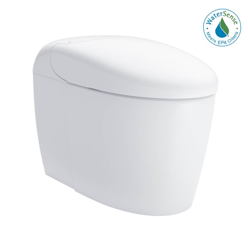 Henry Kitchen and BathTOTONEOREST RS Dual Flush 1.0 or 0.8 GPF Toilet with Intergeated Bidet Seat and EWATER plus , Cotton White - MS8341CUMFGNo.01