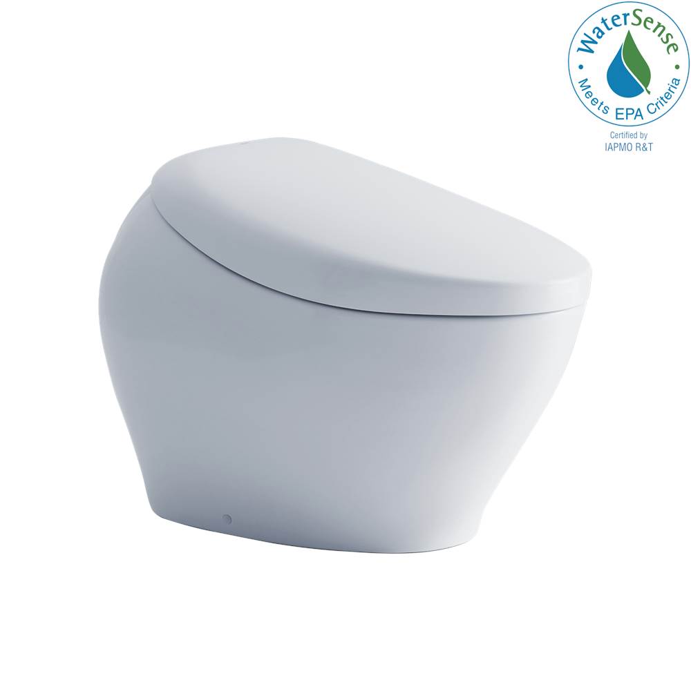 Henry Kitchen and BathTOTOTOTO NEOREST NX1 Dual Flush 1.0 or 0.8 GPF Toilet with Integrated Bidet Seat, EWATER plus - Cotton White - MS902CUMFGNo.01