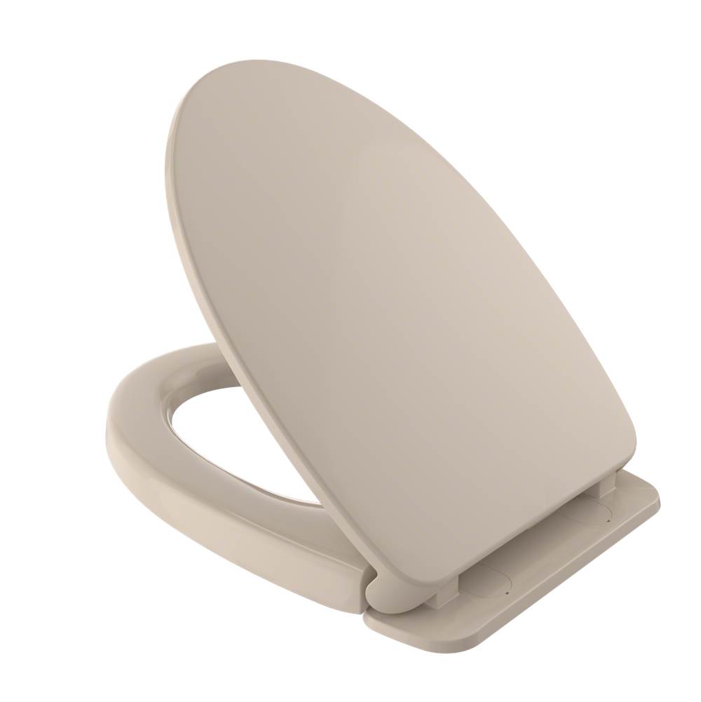 Henry Kitchen and BathTOTOToto Softclose Non Slamming, Slow Close Elongated Toilet Seat And Lid, Bone