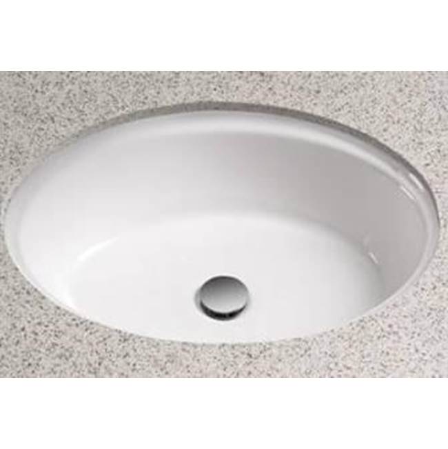 Henry Kitchen and BathTOTOToto® Dartmouth® 18-3/4'' X 13-3/4'' Oval Undermount Bathroom Sink, Cotton White