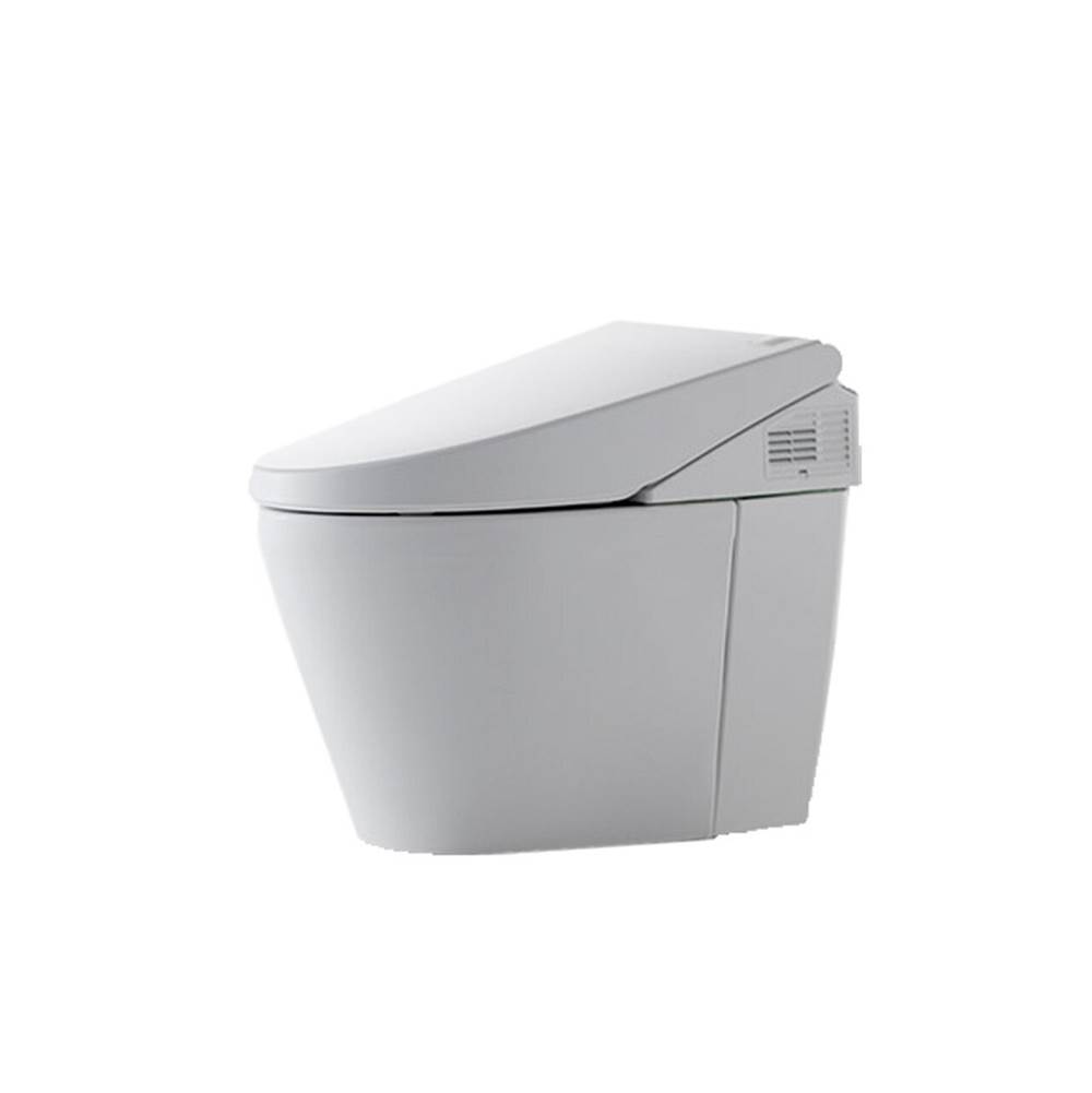 Henry Kitchen and BathTOTOTOTO Neorest 550H Dual Flush 1.0 or 0.8 GPF Toilet with Integrated Bidet Seat and ewater+, Cotton White - MS952CUMG#01