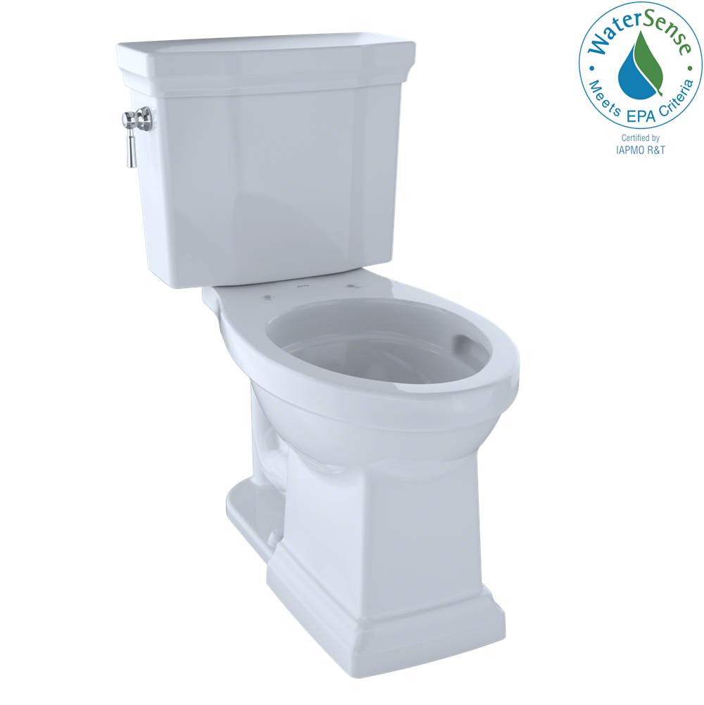 Henry Kitchen and BathTOTOToto® Promenade® II Two-Piece Elongated 1.28 Gpf Universal Height Toilet With Cefiontect, Cotton White